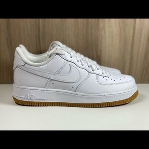 Nike Air Force 1 '07 Low White Gum Light Brown DJ2739-100 Men Size 8.5, Women 10